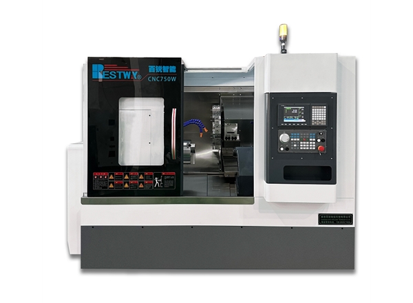 CNC400W/500W/750W斜床身带尾座数控车床